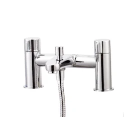 GoodHome Cavally Chrome Effect Freestanding Bath Shower Mixer Tap
