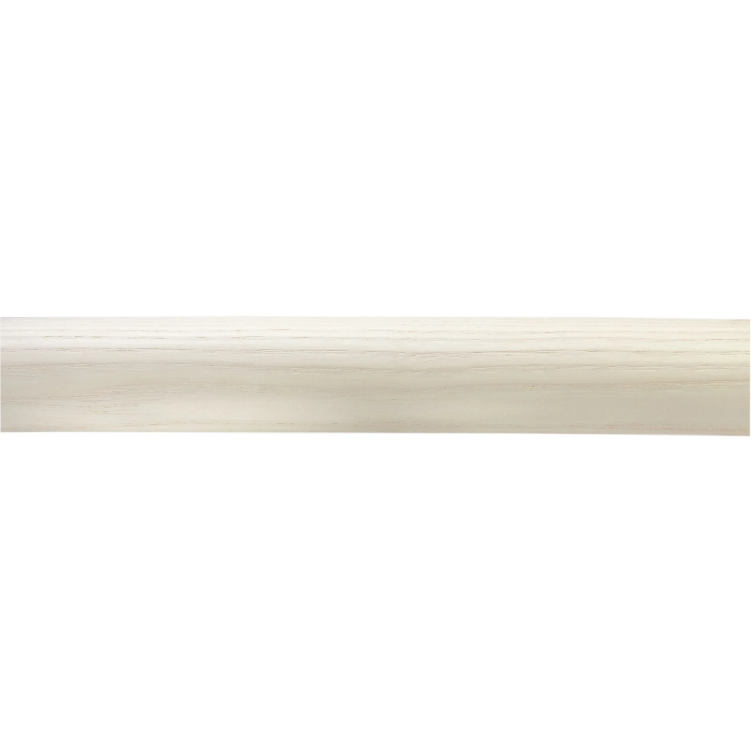 GoodHome Chalki Matt White Oak Effect Curtain Pole, (L)2m (Dia)28mm - Image 2