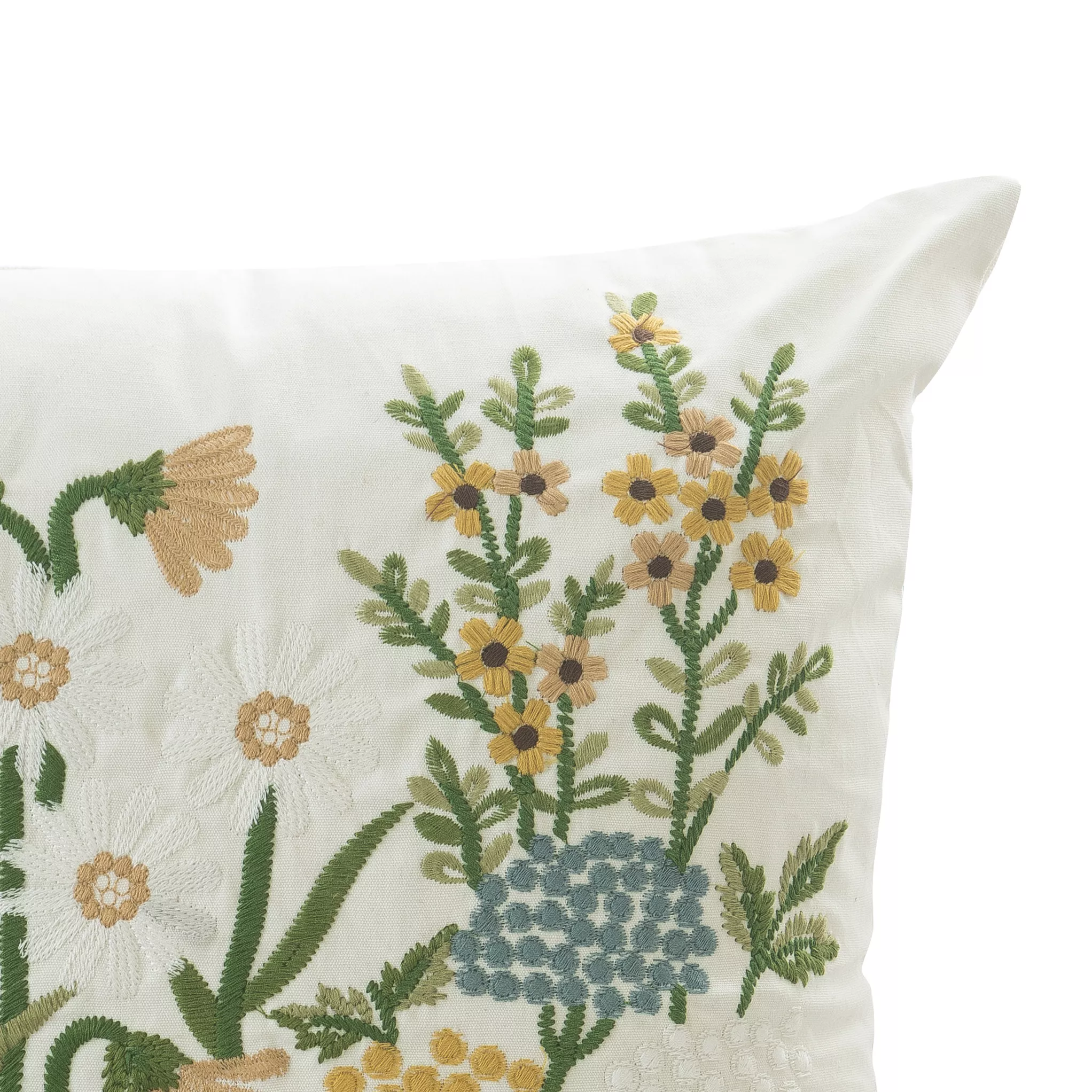 GoodHome Denman Embroidered Indoor Cushion (L)43cm X (W)43cm - Image 2