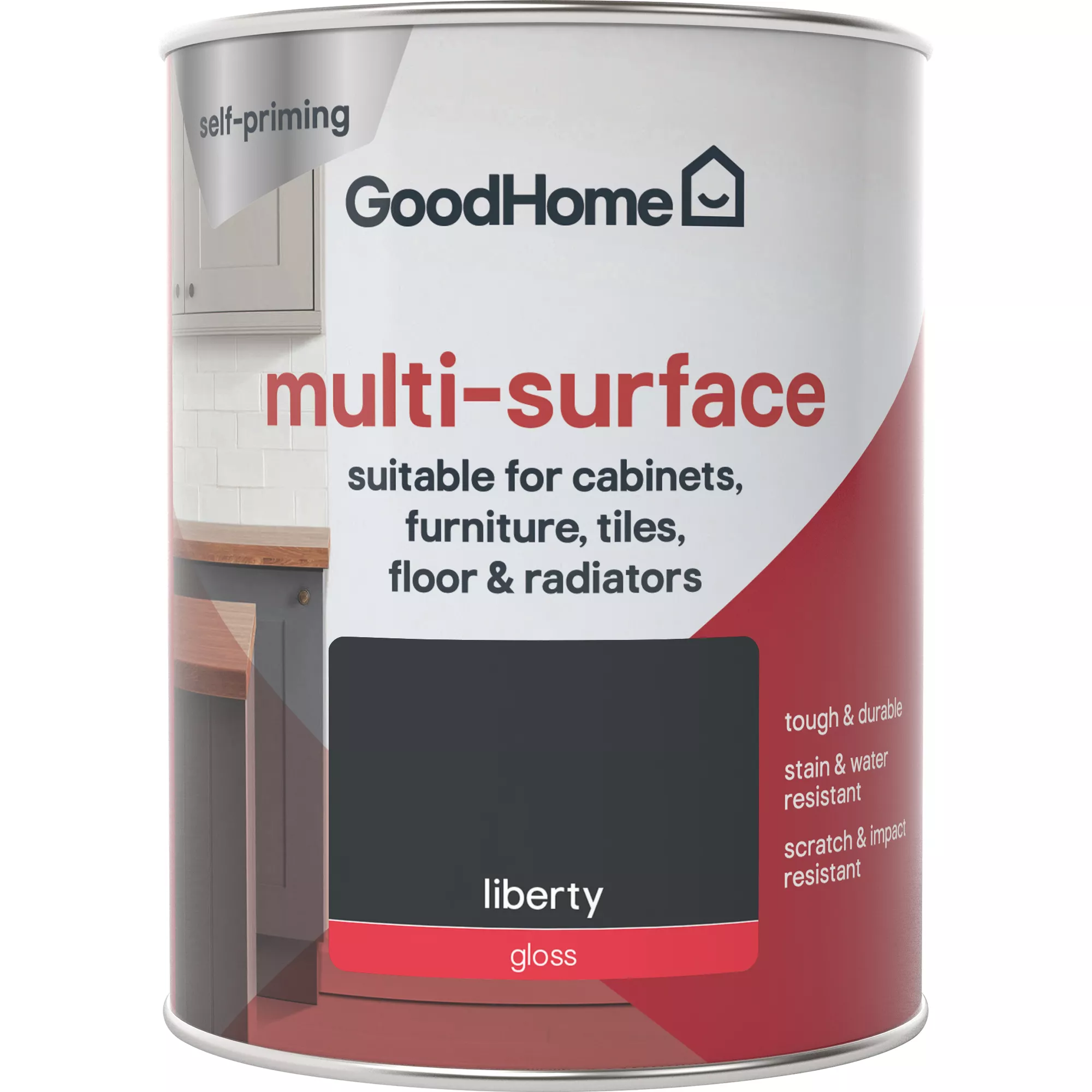GoodHome Durable Liberty Gloss Multi-surface Paint, 750ml - Image 3