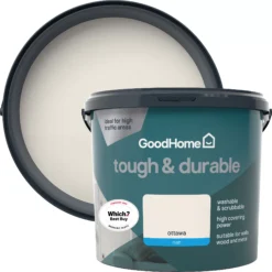GoodHome Durable Ottawa Matt Emulsion Paint, 5L