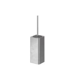 GoodHome Elland Polypropylene (PP), Stainless Steel & Thermoplastic Rubber Silver Effect Toilet Brush & Holder