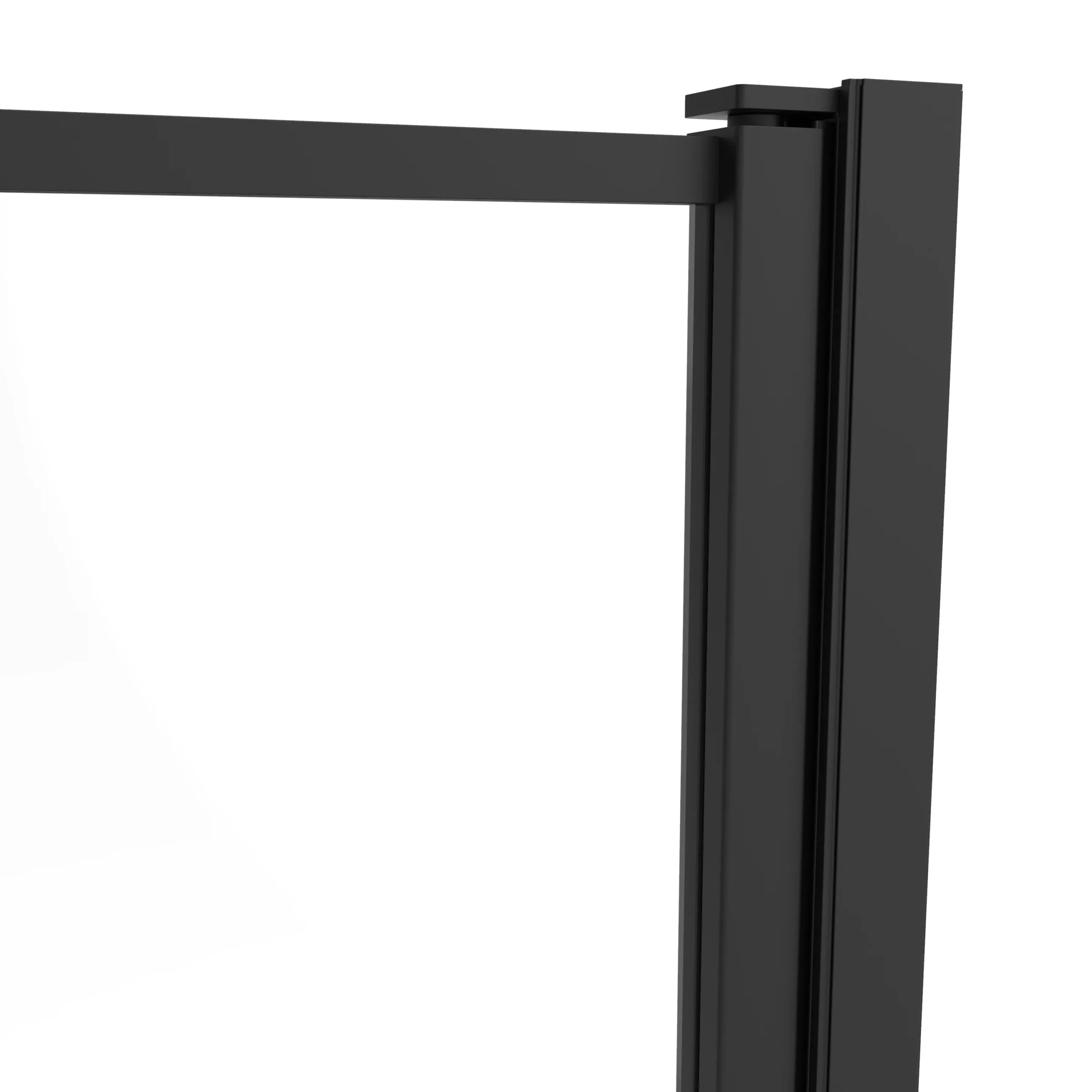 GoodHome Ezili Straight Black Bath Screen, (H)140cm (W)850mm - Image 2