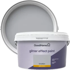 GoodHome Feature Walls Brooklyn Glitter Effect Emulsion Paint, 2L