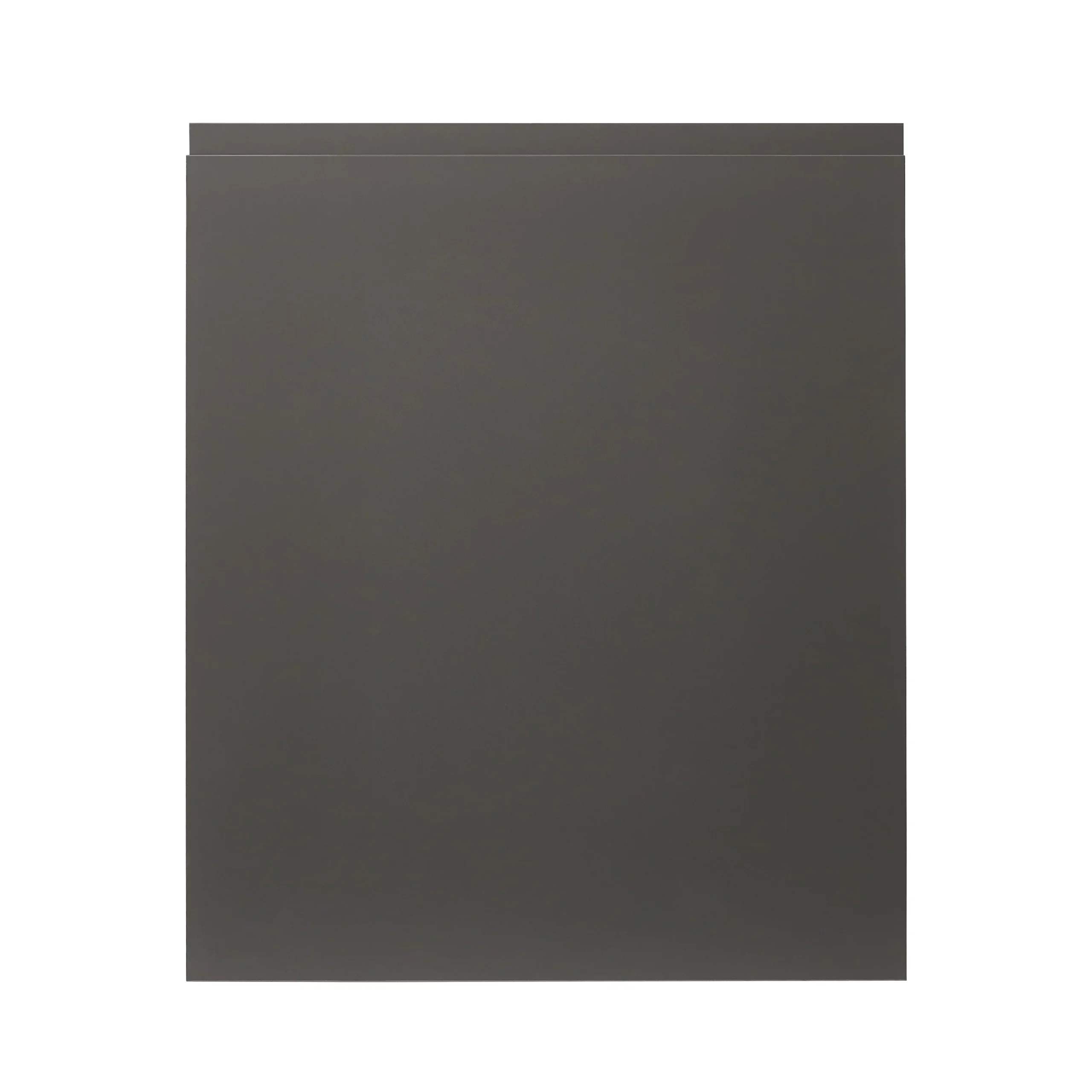 GoodHome Garcinia Gloss Anthracite Integrated Handle Highline Cabinet Door (W)600mm (H)715mm (T)19mm