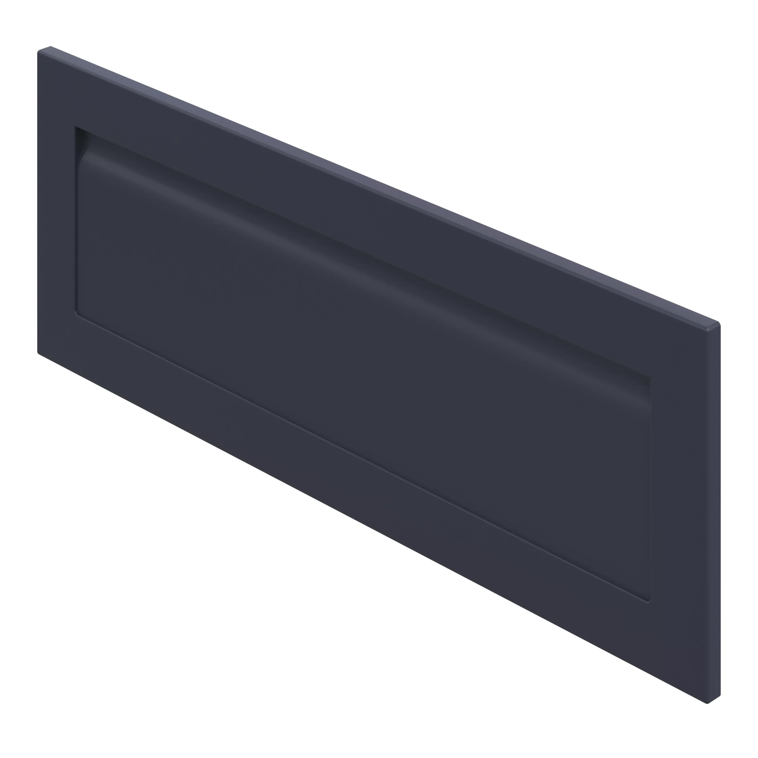 GoodHome Garcinia Matt Navy Blue Shaker Drawer Front, Bridging Door & Bi Fold Door, (W)1000mm (H)356mm (T)20mm