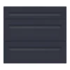 GoodHome Garcinia Matt Navy Blue Shaker Drawer Front (W)800mm, Pack Of 3