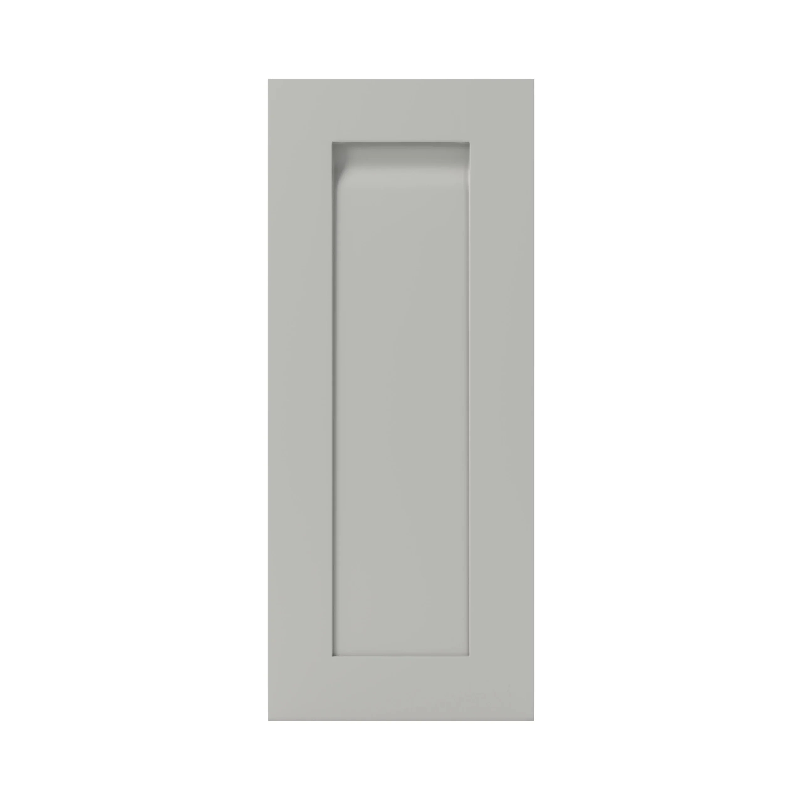 GoodHome Garcinia Matt Stone Integrated Handle Shaker Highline Cabinet Door (W)300mm (H)715mm (T)20mm