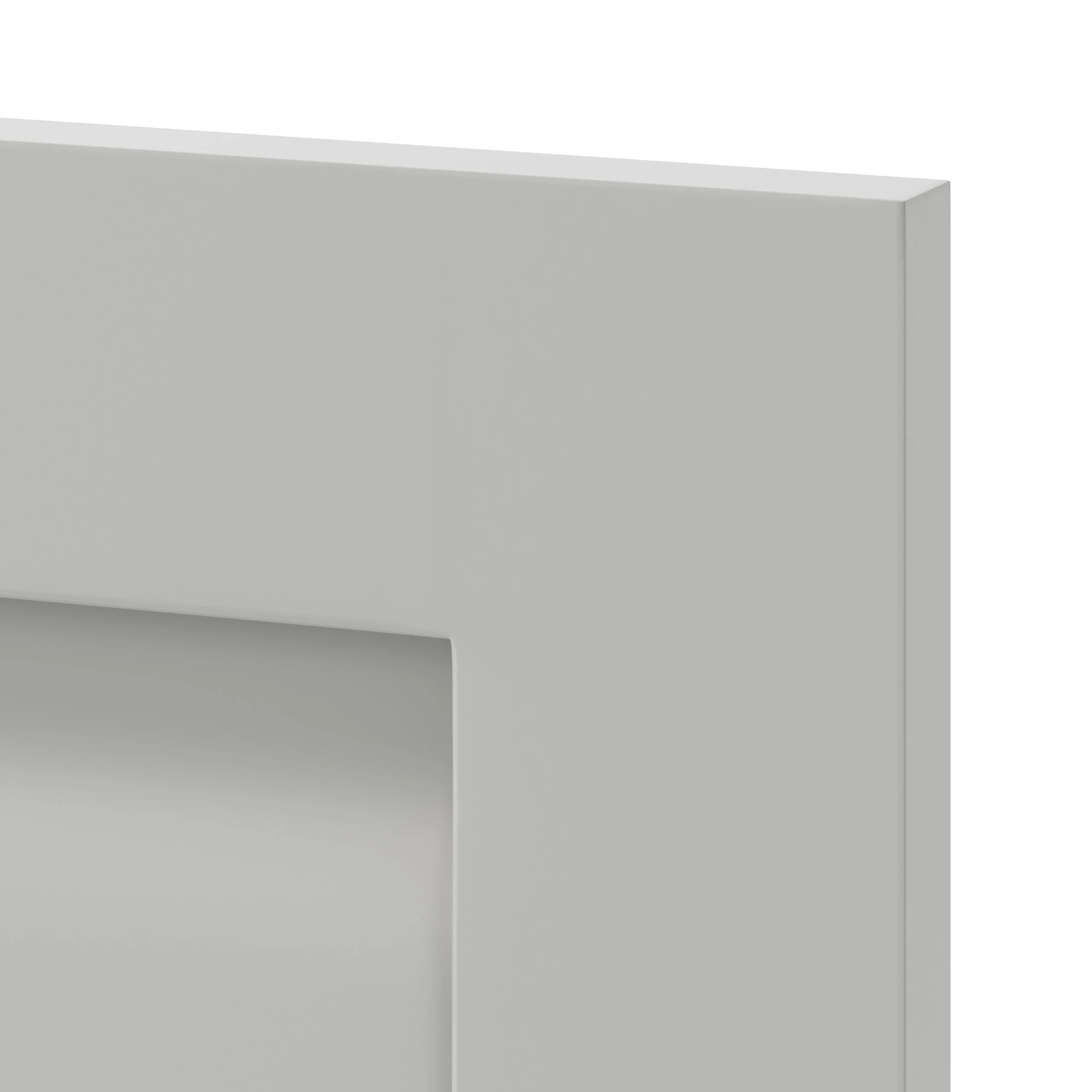 GoodHome Garcinia Matt Stone Integrated Handle Shaker Highline Cabinet Door (W)300mm (H)715mm (T)20mm - Image 2
