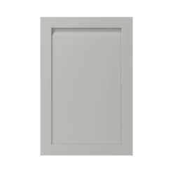 GoodHome Garcinia Matt Stone Integrated Handle Shaker Tall Wall Cabinet Door (W)600mm (H)895mm (T)20mm