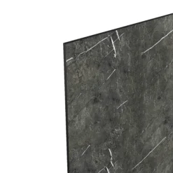 GoodHome Grey Marble Effect Paper & Resin Back Panel, (H)600mm (W)2000mm (T)3mm