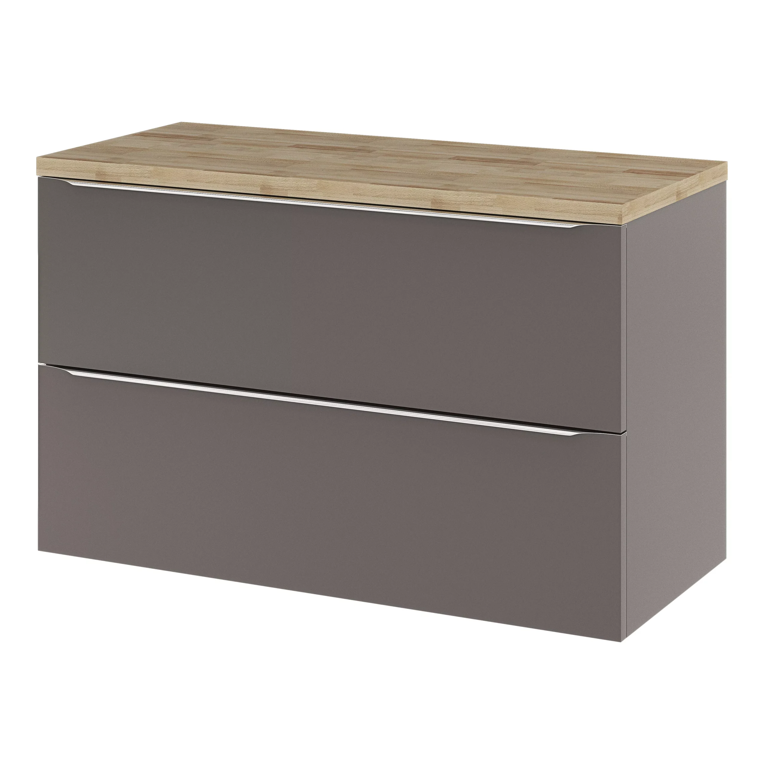 GoodHome Hartland Natural Straight Oak Bathroom Worktop 2.7cm X 45.5cm X 100.5cm - Image 7