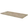 GoodHome Hartland Natural Straight Oak Bathroom Worktop 2.7cm X 45.5cm X 100.5cm