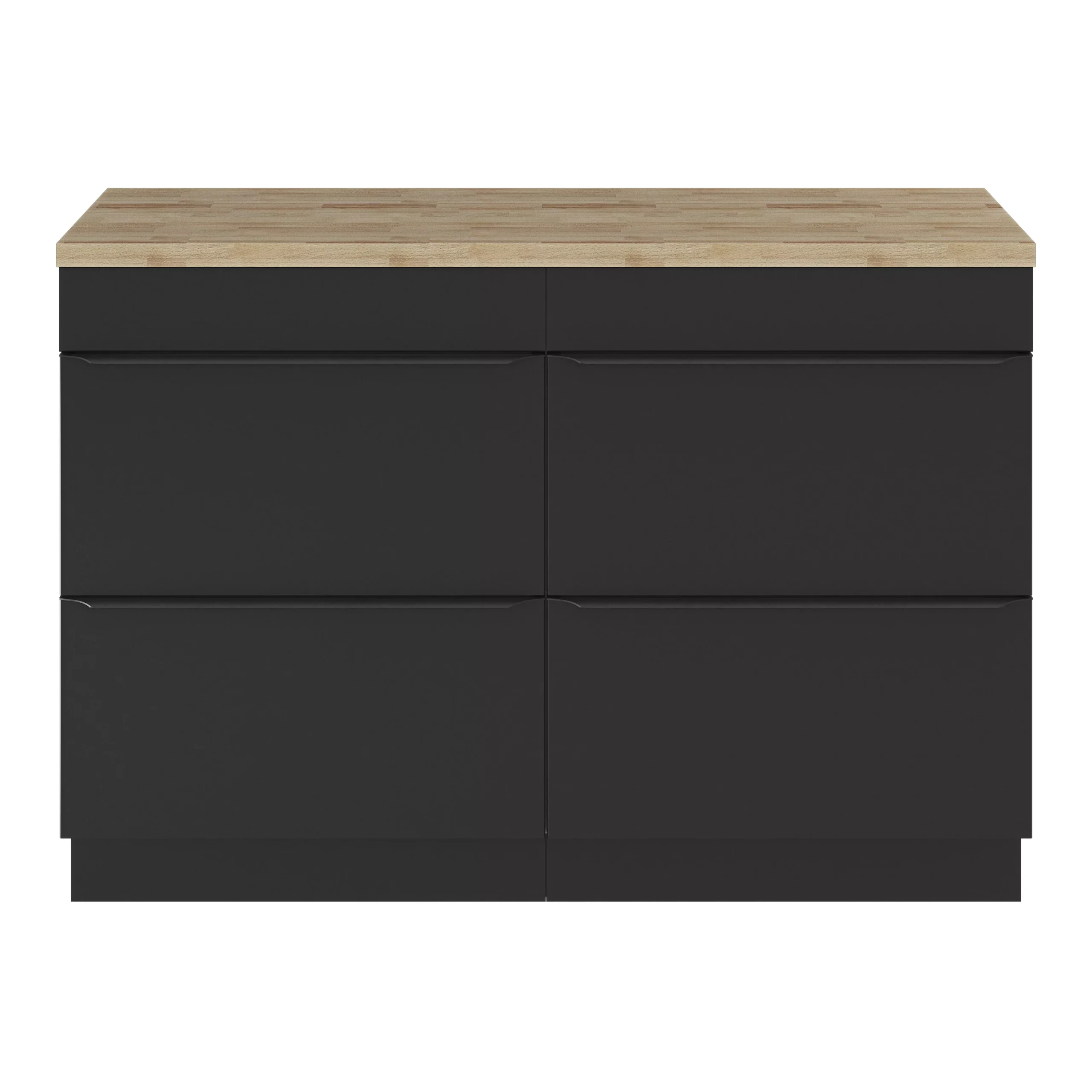 GoodHome Hartland Natural Straight Oak Bathroom Worktop 2.7cm X 45.5cm X 120.5cm - Image 15