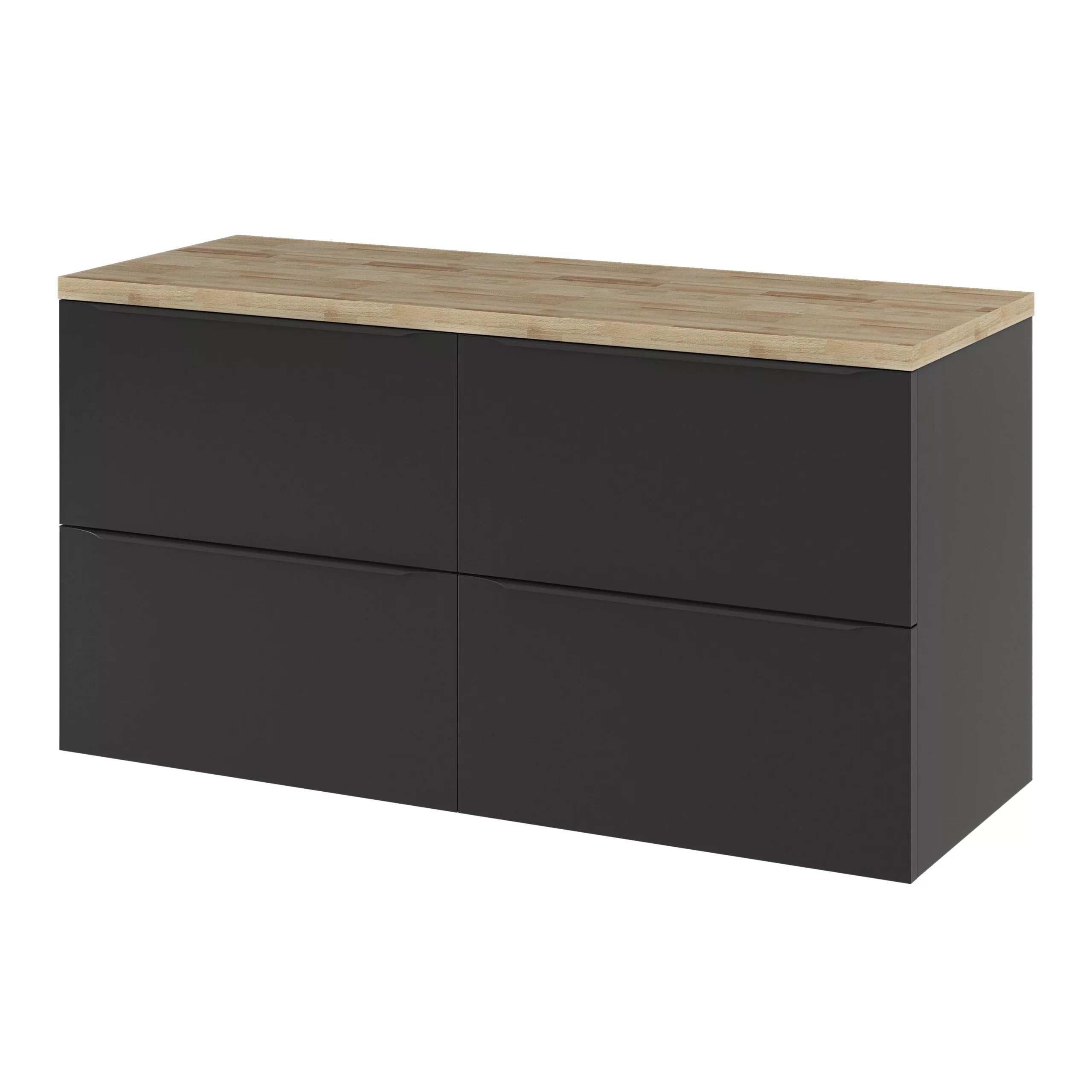 GoodHome Hartland Natural Straight Oak Bathroom Worktop 2.7cm X 45.5cm X 120.5cm - Image 18