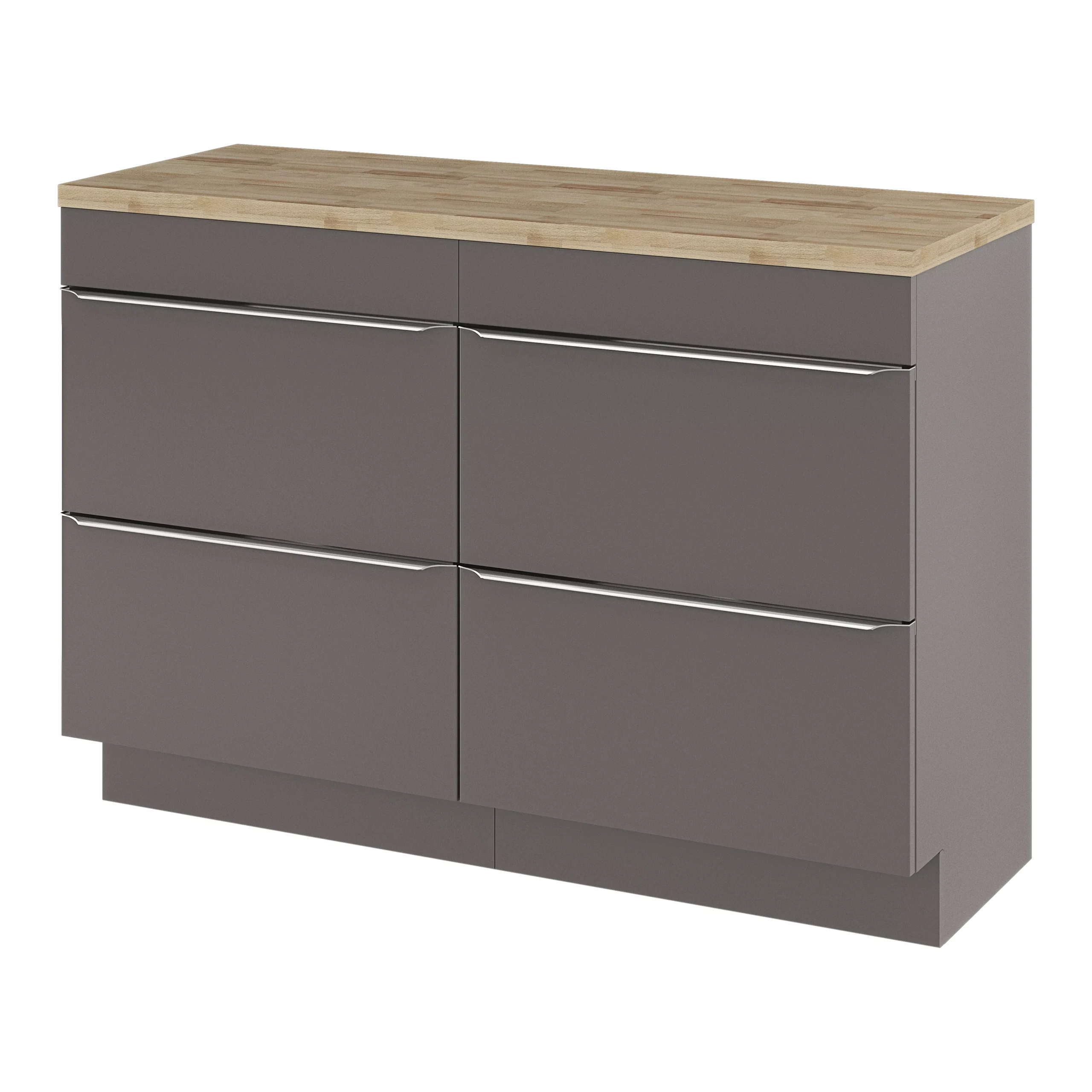 GoodHome Hartland Natural Straight Oak Bathroom Worktop 2.7cm X 45.5cm X 120.5cm - Image 9