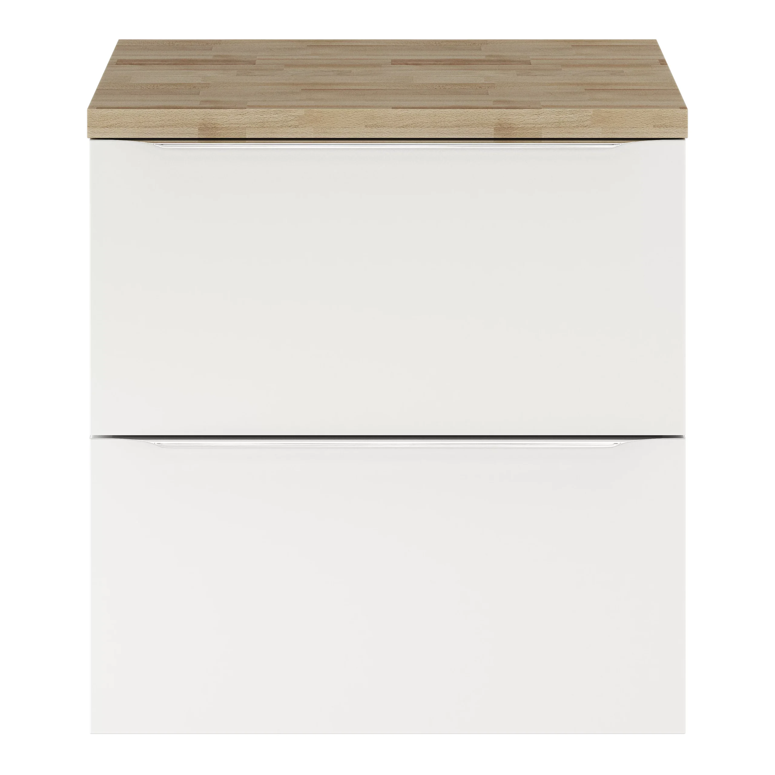 GoodHome Hartland Natural Straight Oak Bathroom Worktop 2.7cm X 45.5cm X 60.5cm - Image 5