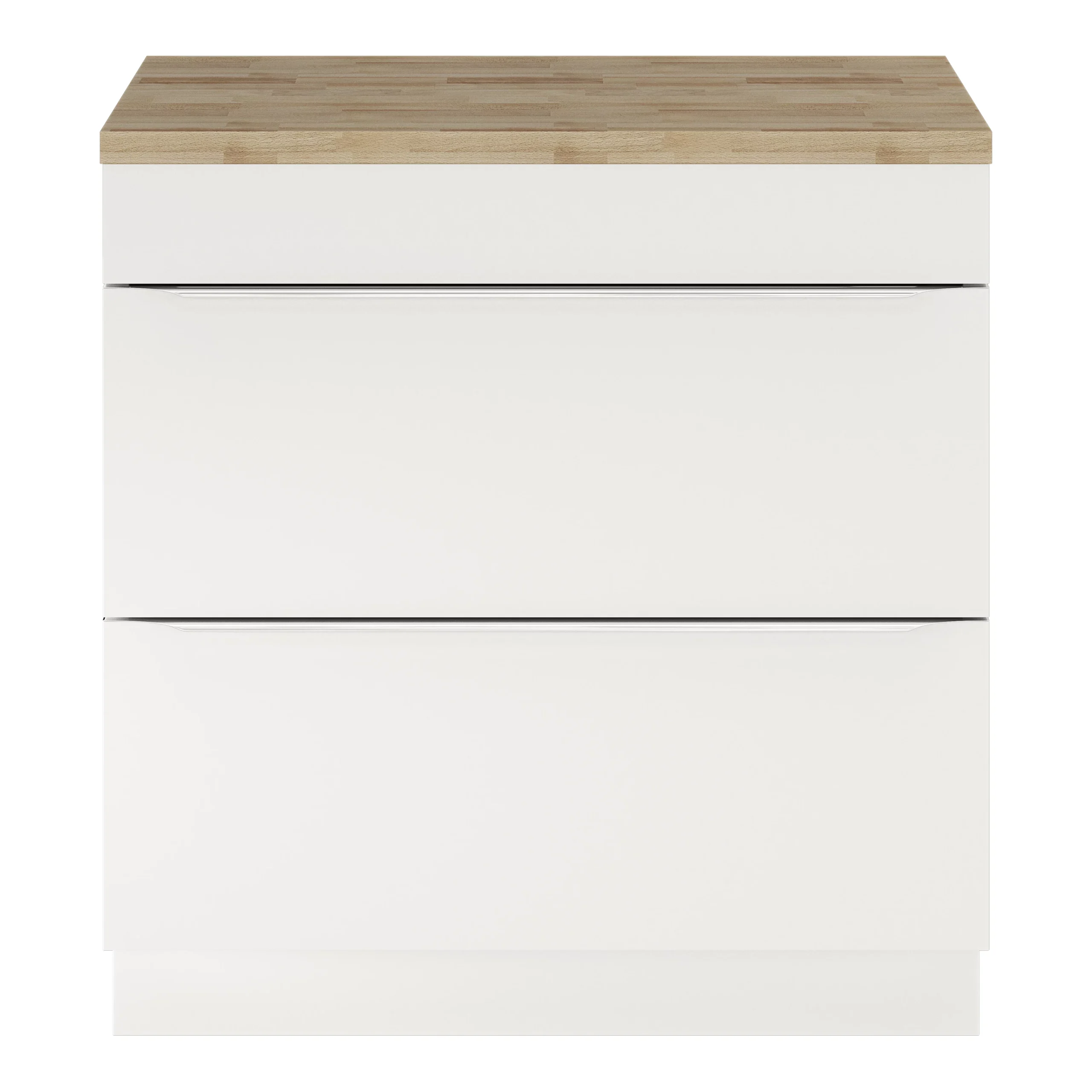 GoodHome Hartland Natural Straight Oak Bathroom Worktop 2.7cm X 45.5cm X 80.5cm - Image 13