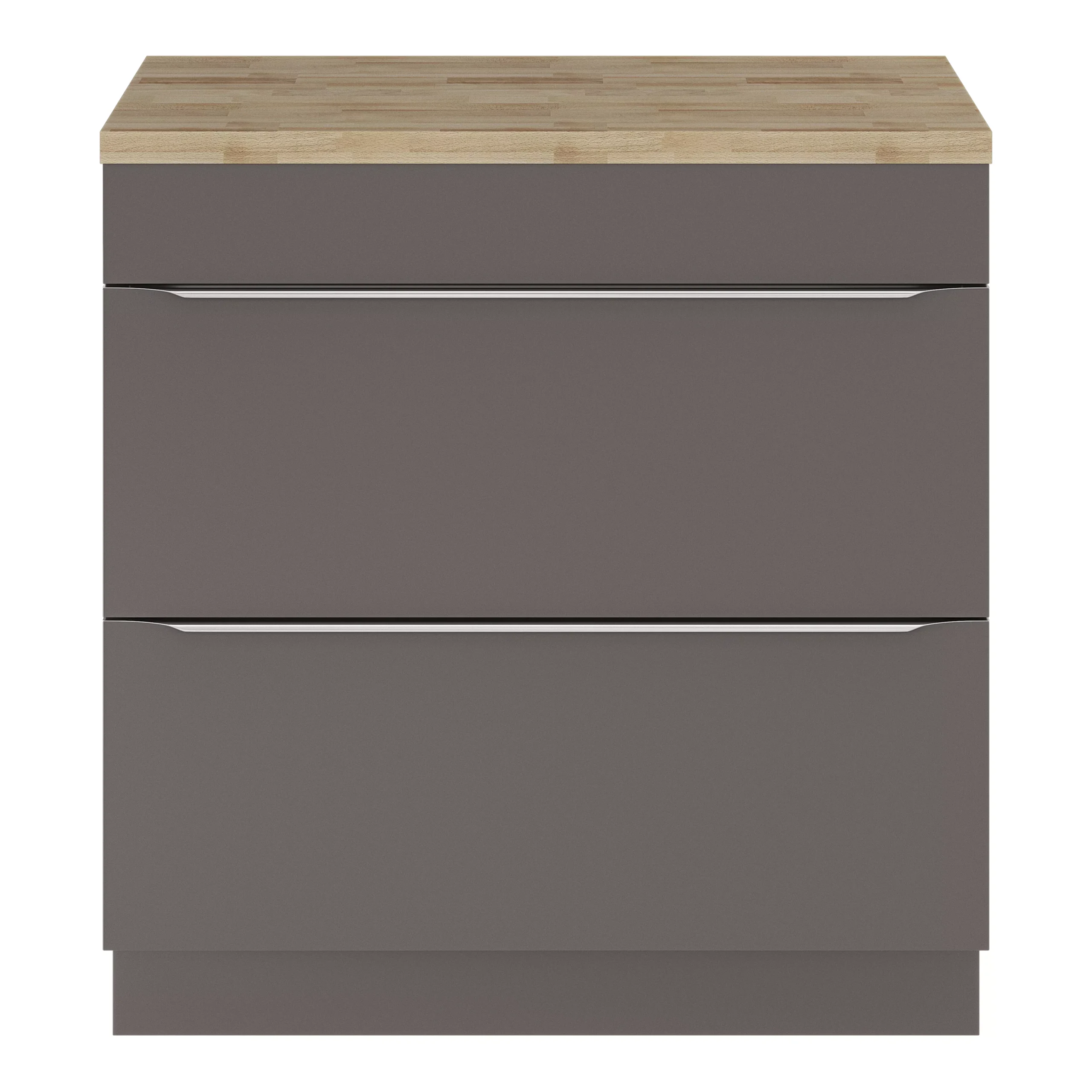 GoodHome Hartland Natural Straight Oak Bathroom Worktop 2.7cm X 45.5cm X 80.5cm - Image 5