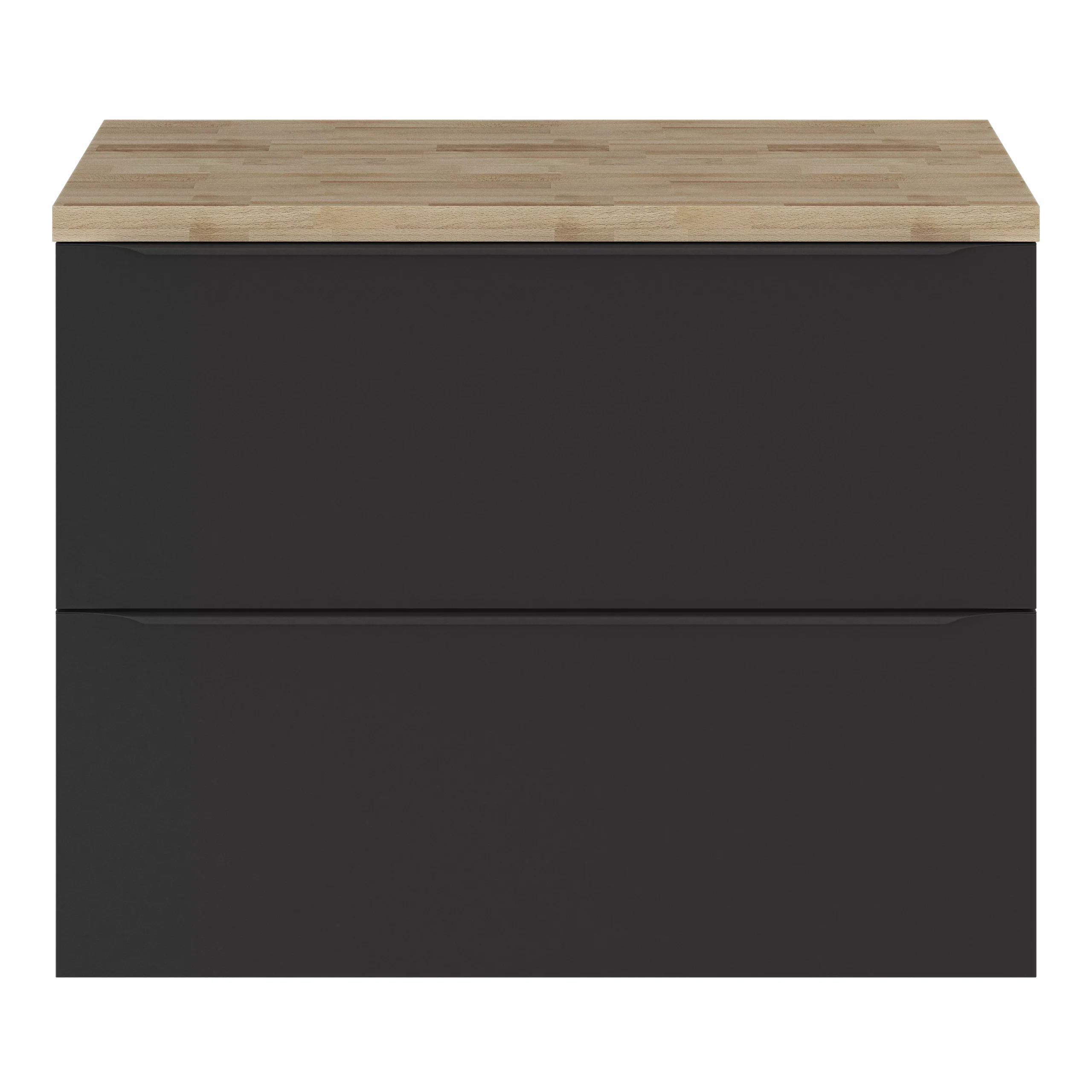 GoodHome Hartland Natural Straight Oak Bathroom Worktop 2.7cm X 45.5cm X 80.5cm - Image 16