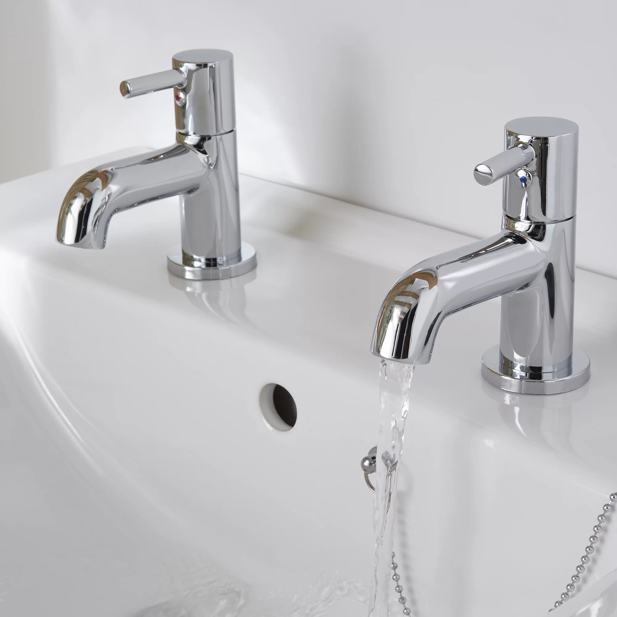 GoodHome Hoffell Contemporary Basin Pillar Tap - Image 4
