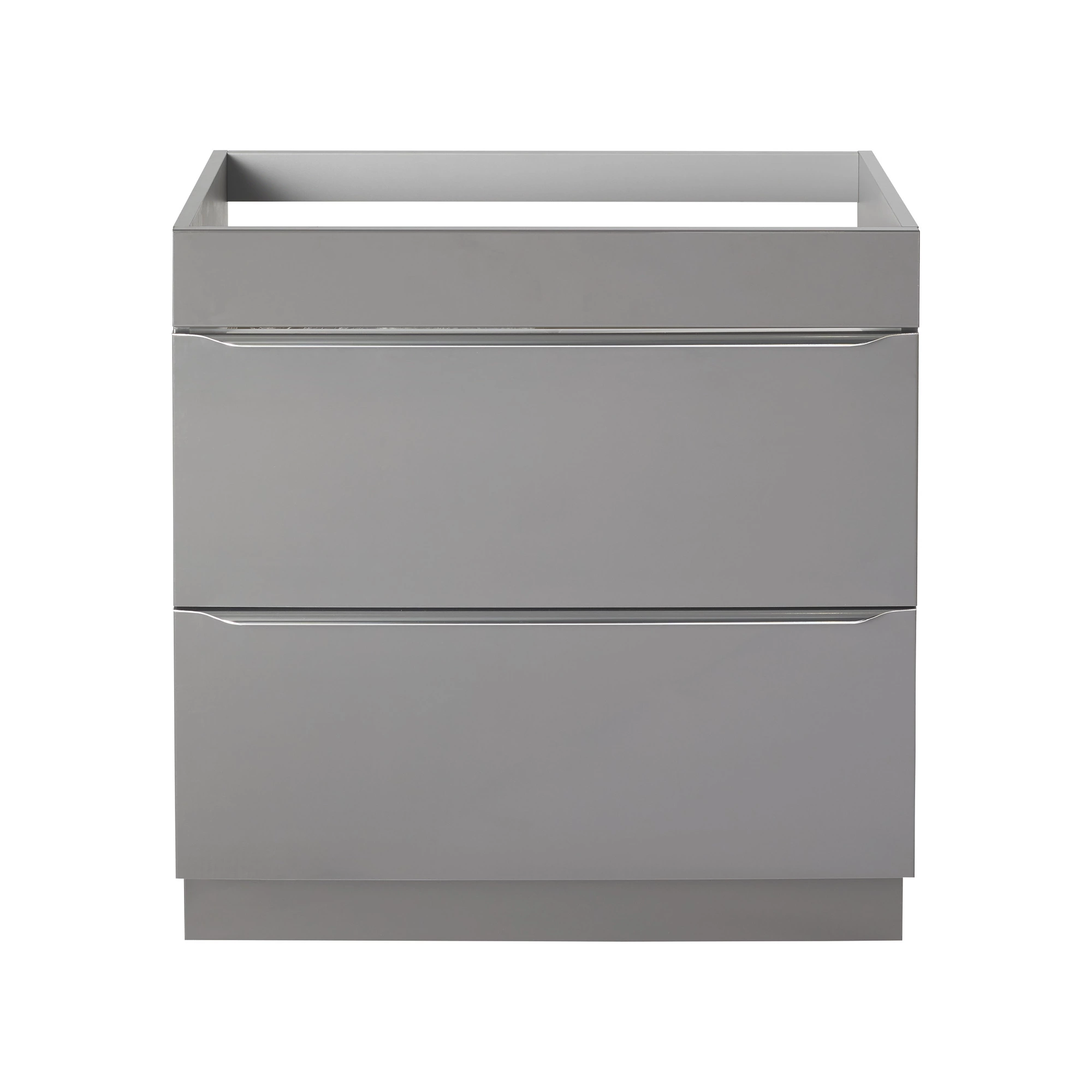 GoodHome Imandra Gloss Anthracite Freestanding Vanity Unit & Basin Set (W)804mm (H)944mm - Image 2