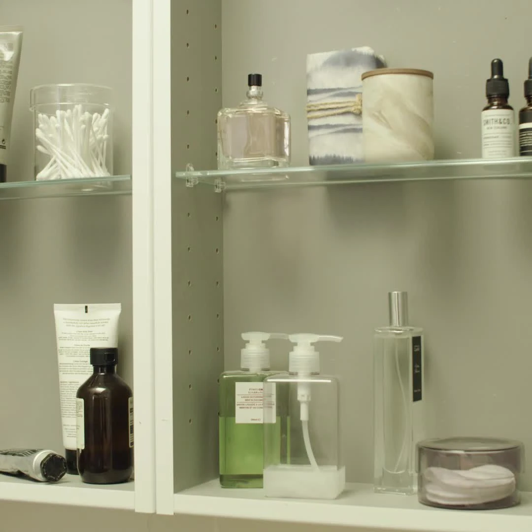 GoodHome Imandra Gloss Anthracite Wall-mounted Bathroom Cabinet (W)600mm (H)900mm - Image 2