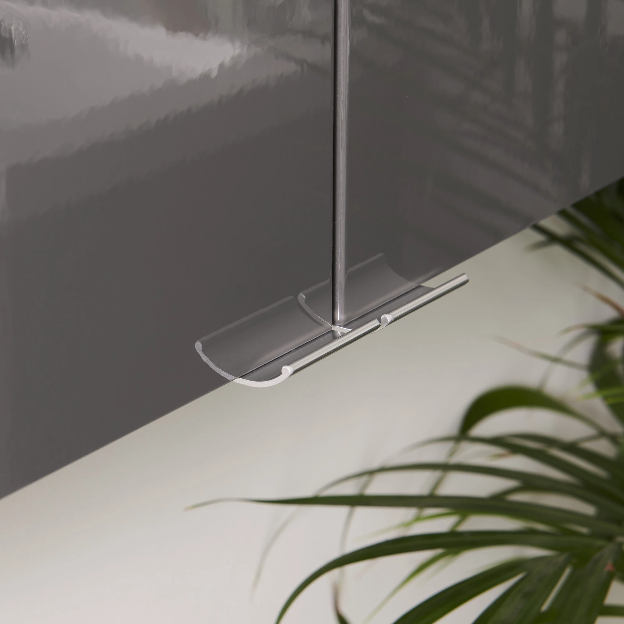 GoodHome Imandra Gloss Anthracite Wall-mounted Bathroom Cabinet (W)600mm (H)900mm - Image 5