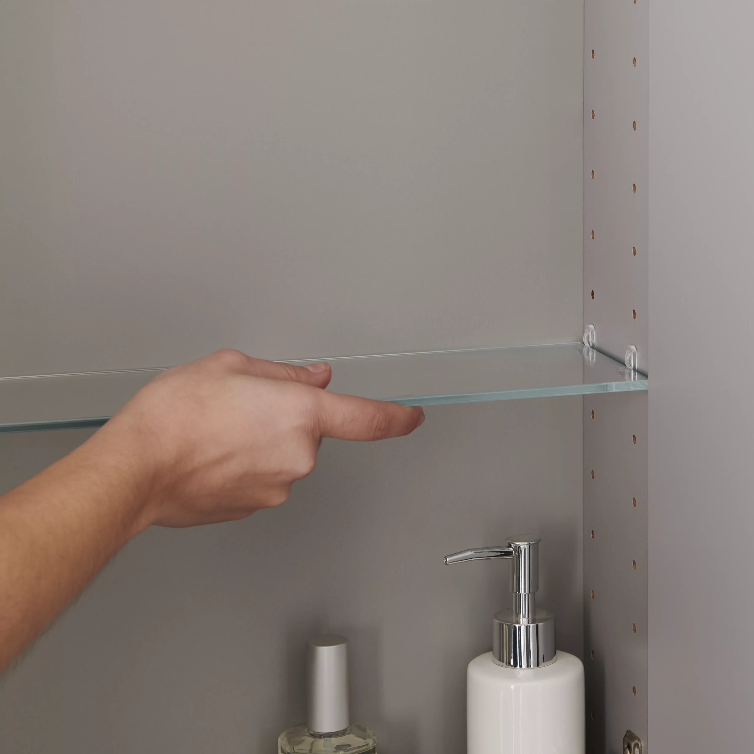 GoodHome Imandra Gloss Anthracite Wall-mounted Bathroom Cabinet (W)600mm (H)900mm - Image 13