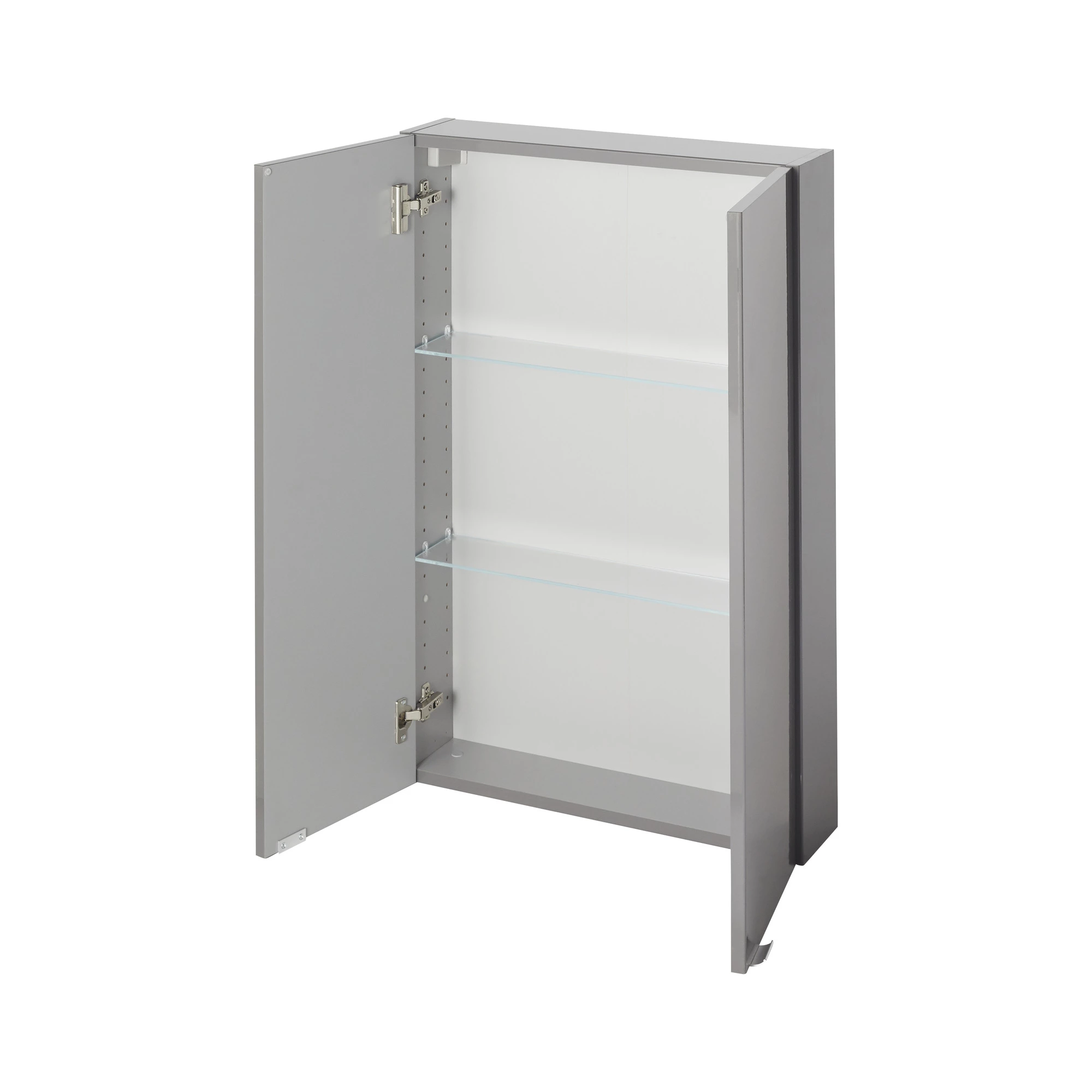 GoodHome Imandra Gloss Anthracite Wall-mounted Bathroom Cabinet (W)600mm (H)900mm - Image 4