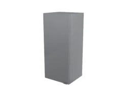 GoodHome Imandra Gloss Grey Deep Single Door Wall Cabinet (W)400mm (H)900mm
