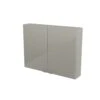 GoodHome Imandra Gloss Taupe Wall Cabinet (W)800mm (H)600mm