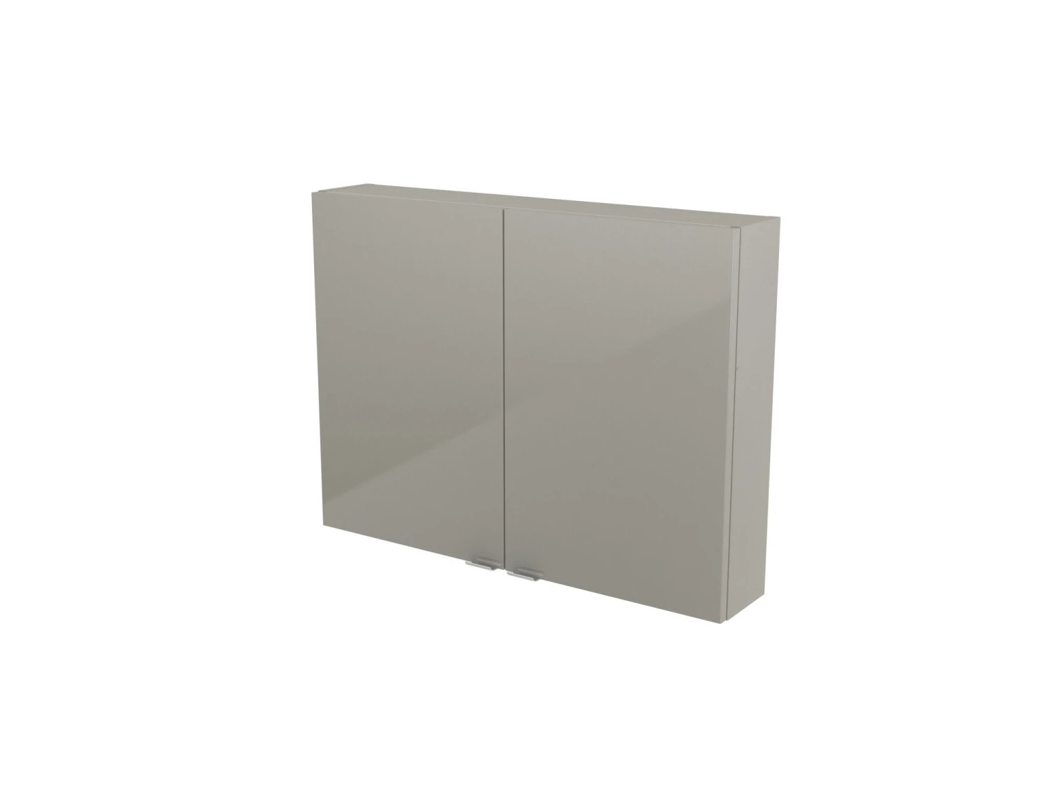 GoodHome Imandra Gloss Taupe Wall Cabinet (W)800mm (H)600mm