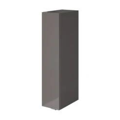 GoodHome Imandra Gloss Warm Grey Single Deep Cabinet (W)200mm (H)900mm