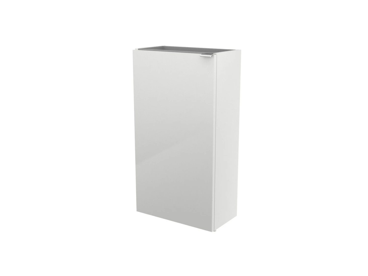 GoodHome Imandra Gloss White 1 Door Freestanding Bathroom Basin Cloakroom Unit (W)440mm (H)790mm