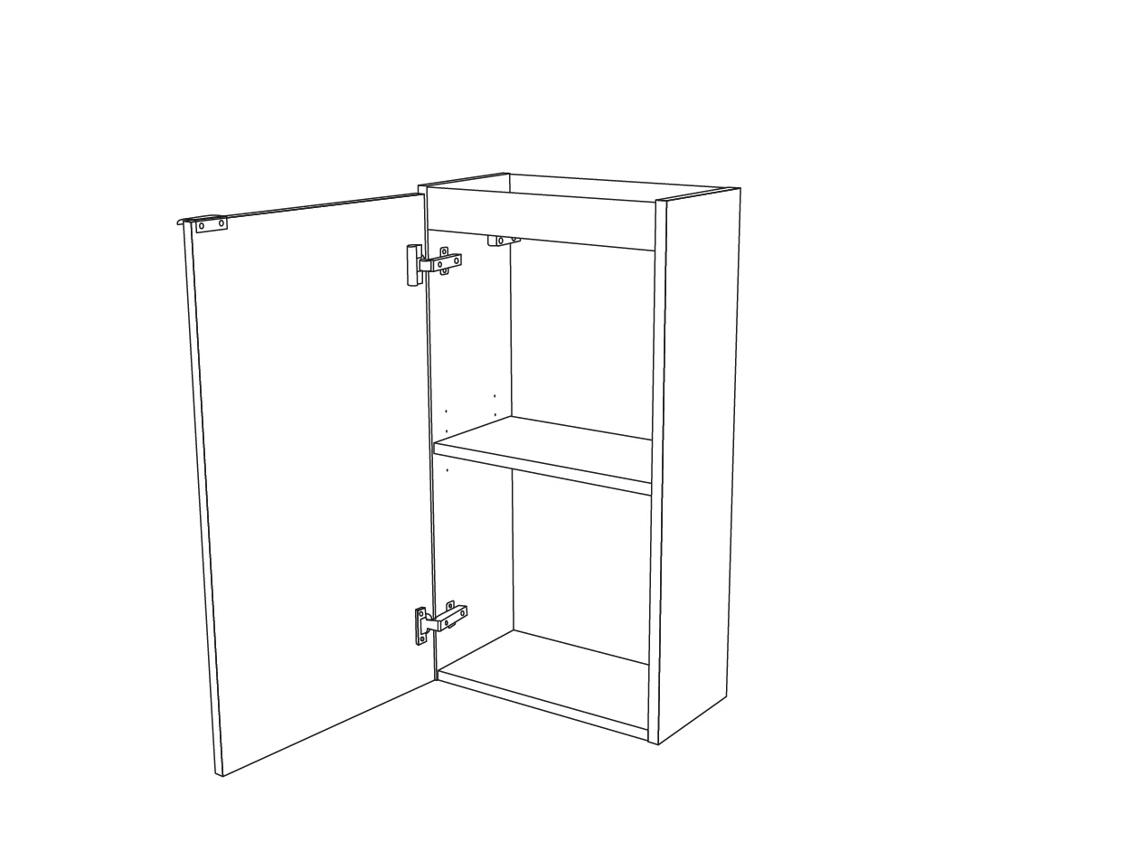 GoodHome Imandra Gloss White 1 Door Freestanding Bathroom Basin Cloakroom Unit (W)440mm (H)790mm - Image 7