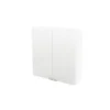 GoodHome Imandra Gloss White Wall Cabinet (W)600mm (H)600mm