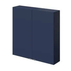 GoodHome Imandra Matt Blue Double Wall Cabinet (W)600mm (H)600mm
