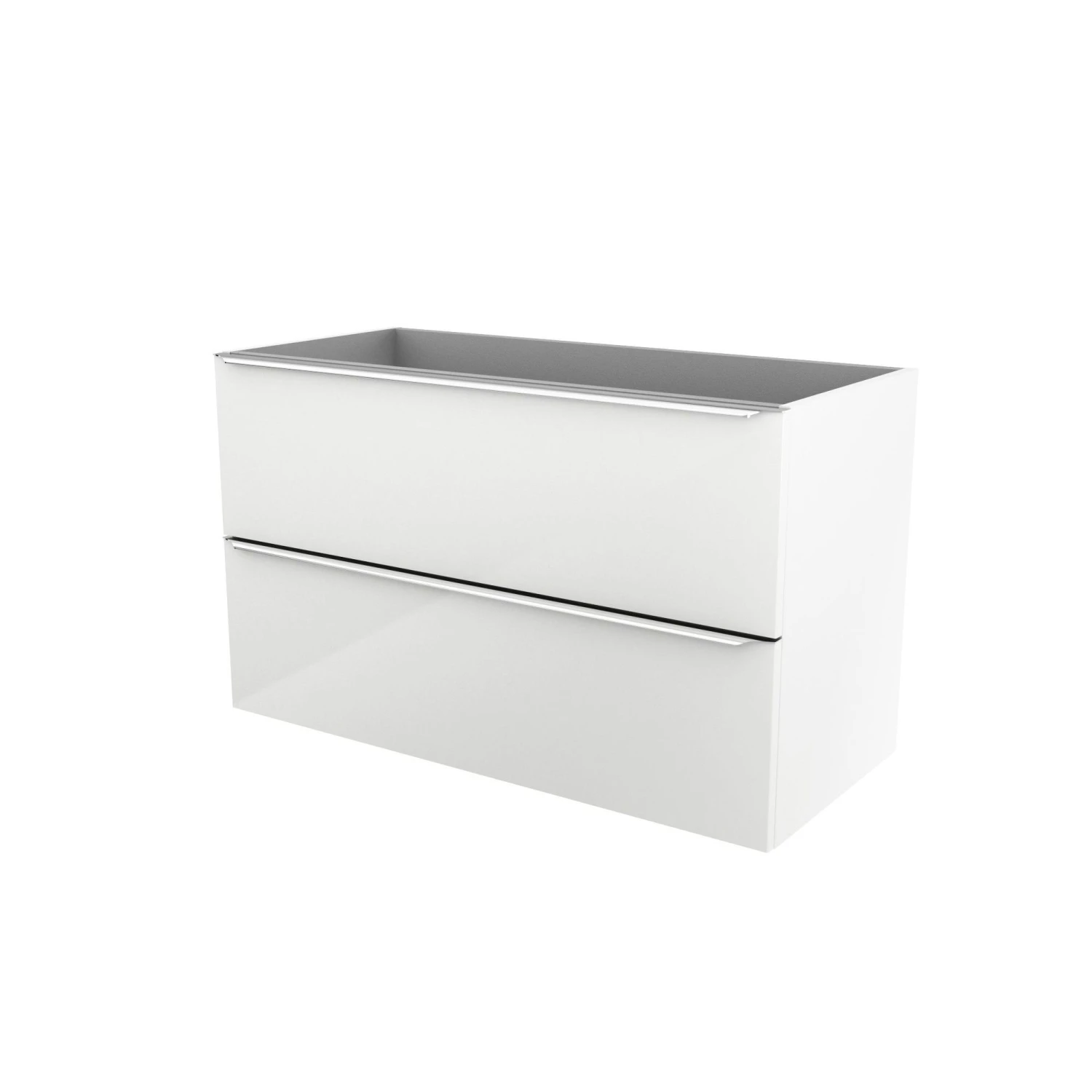 GoodHome Imandra & Nira White Wall-mounted Vanity Unit & Basin Set (W)1004mm - Image 3