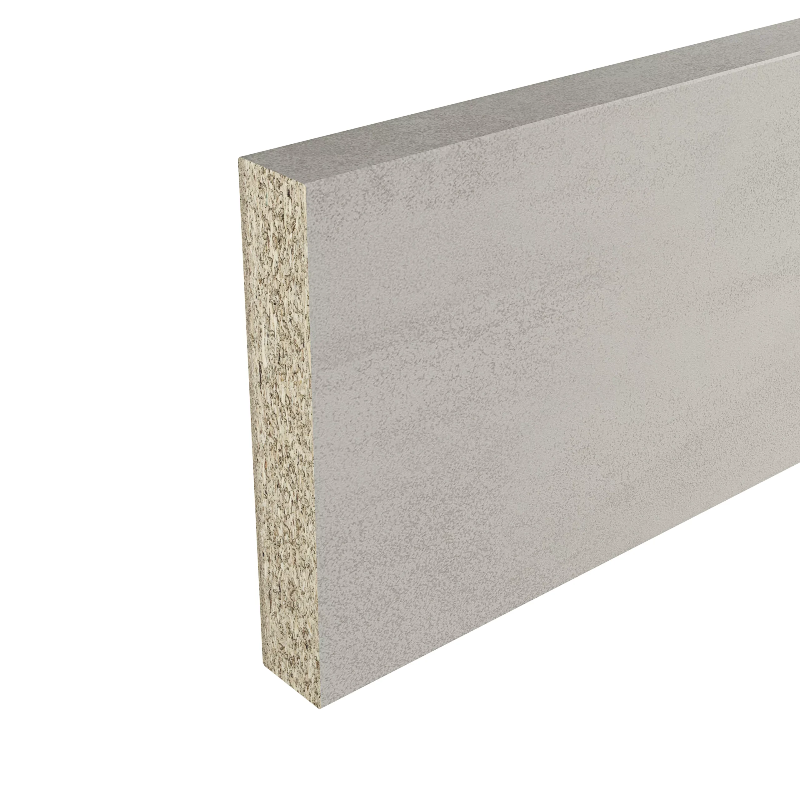 GoodHome Kala Light Grey Concrete Effect Laminate & Particle Board Upstand (L)3000mm - Image 2