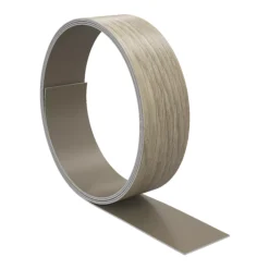 GoodHome Kala Wood Effect Light Wood Worktop Edging Tape, (L)3m