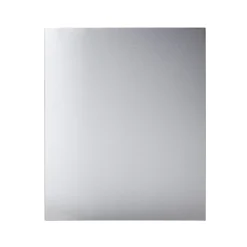 GoodHome Kasei Polished Brushed Effect Stainless Steel Splashback, (H)800mm (W)1000mm (T)10mm