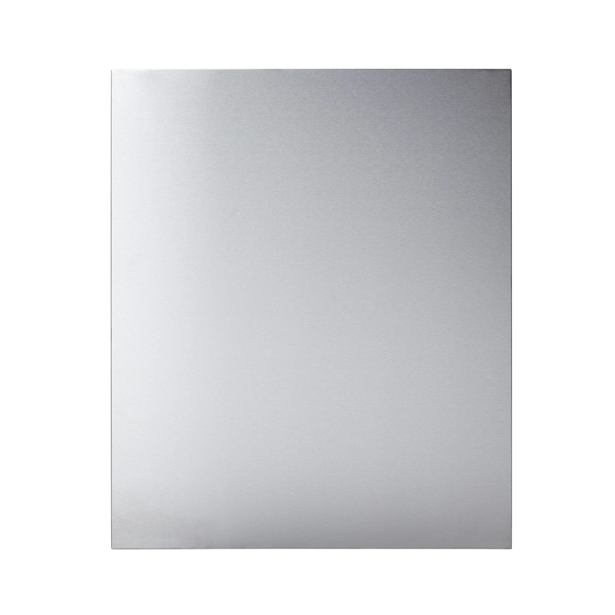 GoodHome Kasei Polished Brushed Effect Stainless Steel Splashback, (H)800mm (W)1000mm (T)10mm