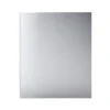 GoodHome Kasei Polished Brushed Effect Stainless Steel Splashback, (H)800mm (W)1100mm (T)10mm