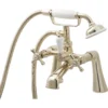 GoodHome Keiss Gold Effect Combi Boiler, Gravity-fed & Mains Pressure Water Systems Bath Shower Mixer Tap