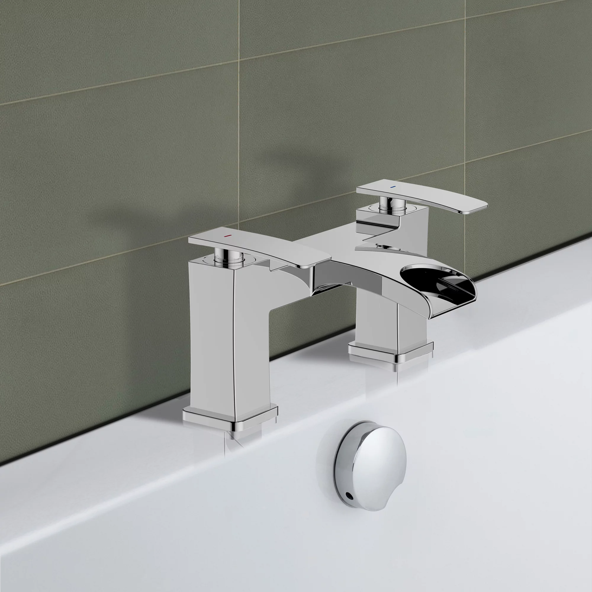 GoodHome Kellan Contemporary Bath Filler Tap - Image 2