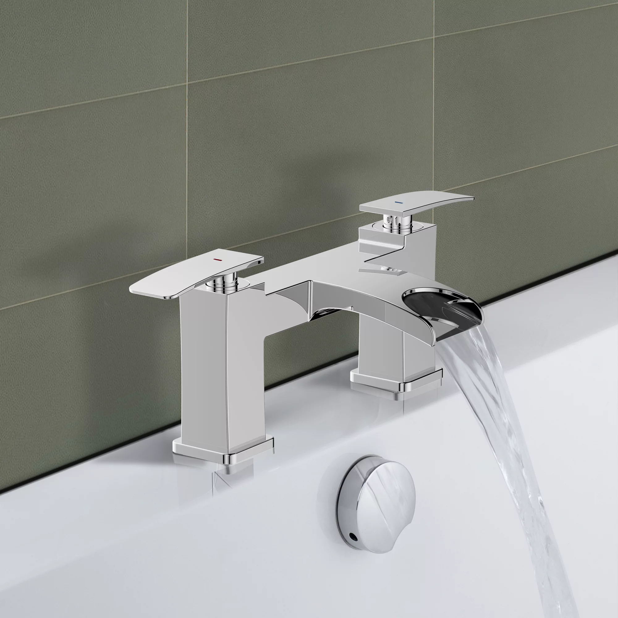 GoodHome Kellan Contemporary Bath Filler Tap - Image 3