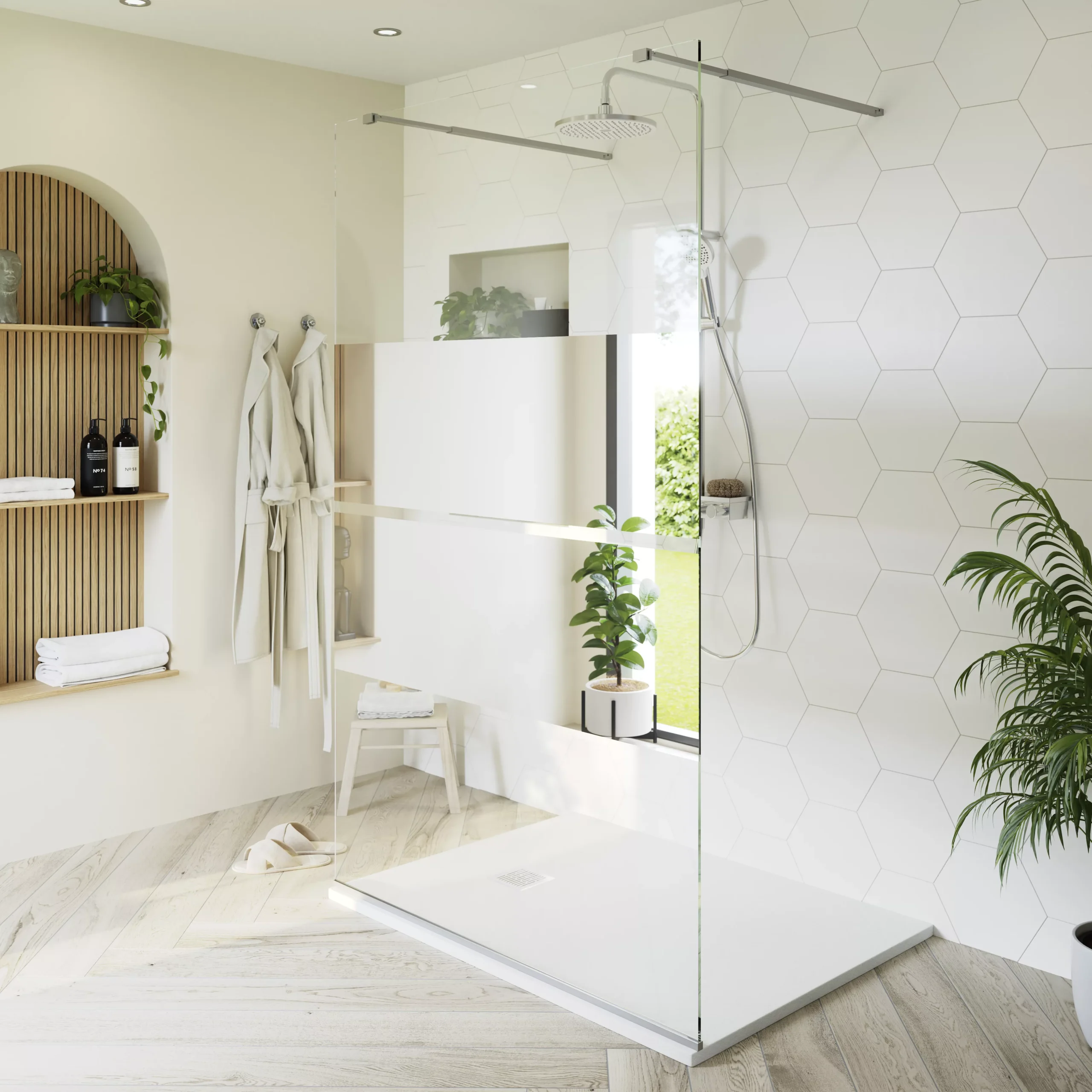 GoodHome Kolima Chrome Effect Thermostatic Multi Head Shower - Image 11