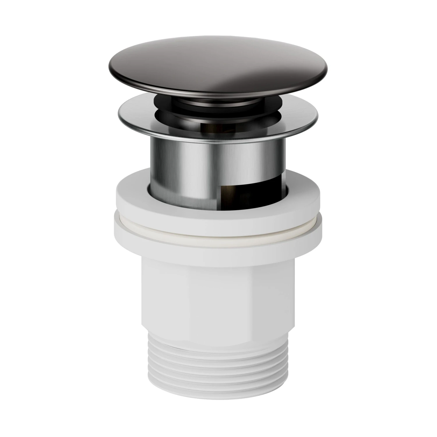 GoodHome Kolima Titanium Tall Square Deck-mounted Manual Sink Or Worktop Mono Mixer Tap - Image 2