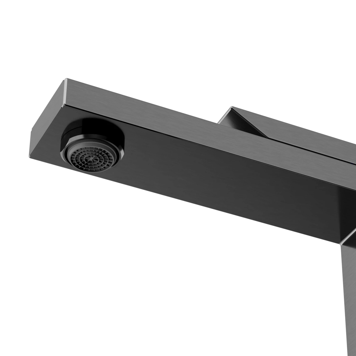 GoodHome Kolima Titanium Tall Square Deck-mounted Manual Sink Or Worktop Mono Mixer Tap - Image 3